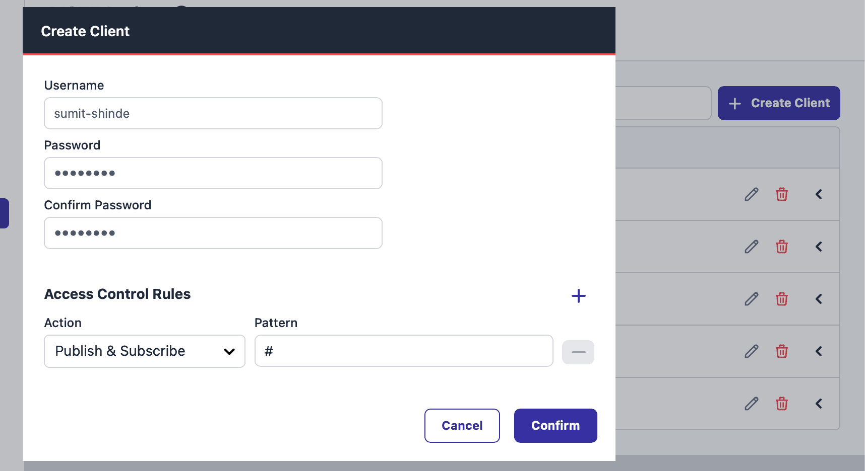 FlowFuse Interface for creating MQTT Client