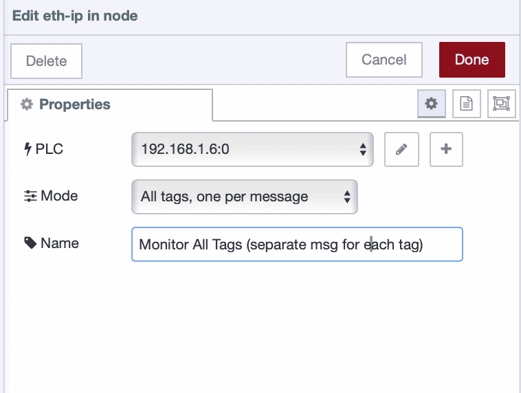 Reading all tags with each tag sent as a separate message